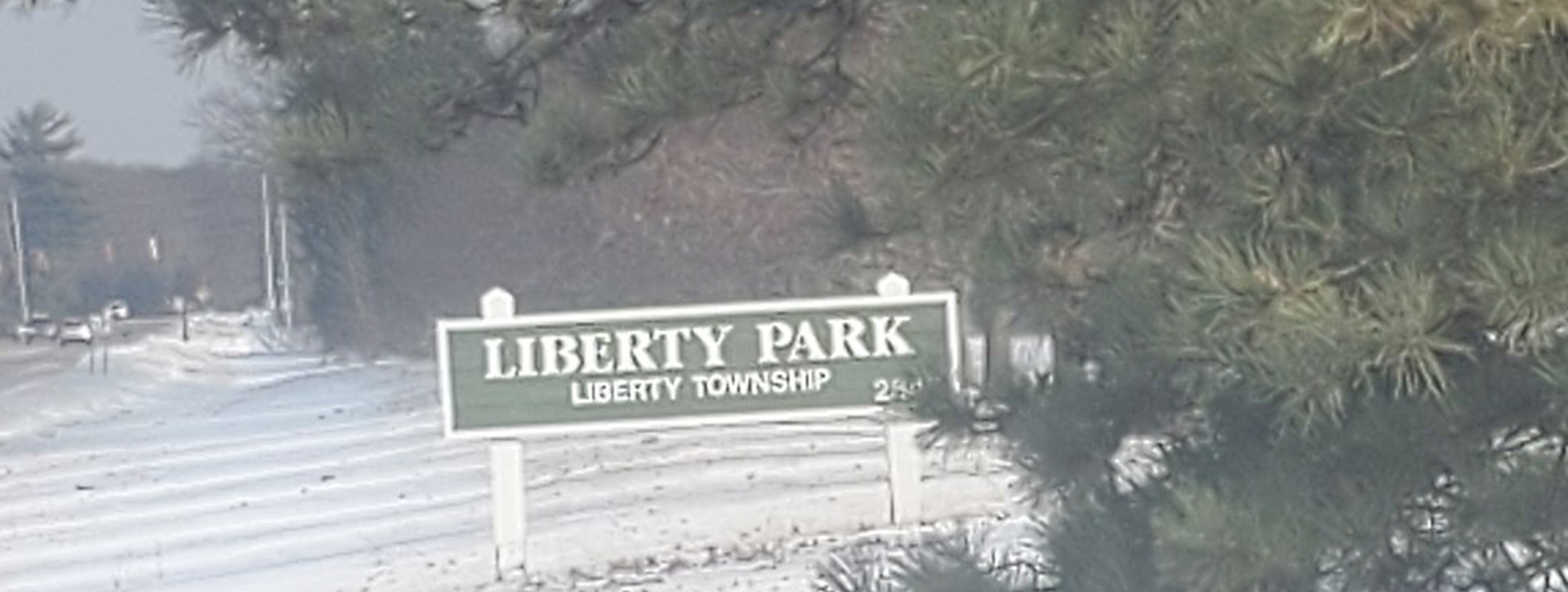 Liberty Park - Liberty Township sign